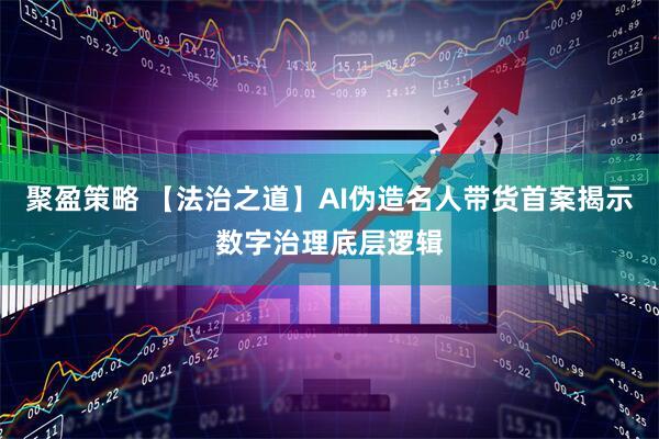 聚盈策略 【法治之道】AI伪造名人带货首案揭示数字治理底层逻辑