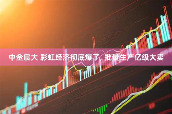 中金宸大 彩虹经济彻底爆了, 批量生产亿级大卖