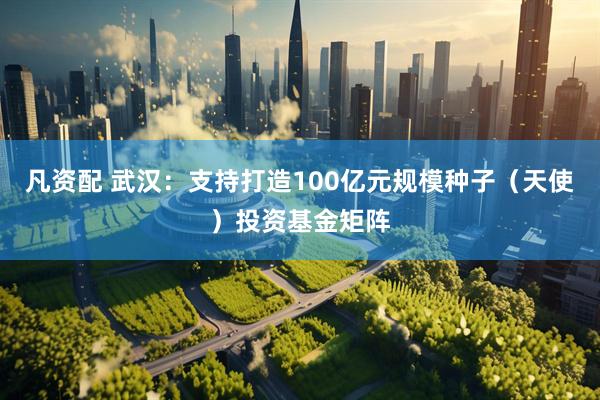 凡资配 武汉：支持打造100亿元规模种子（天使）投资基金矩阵