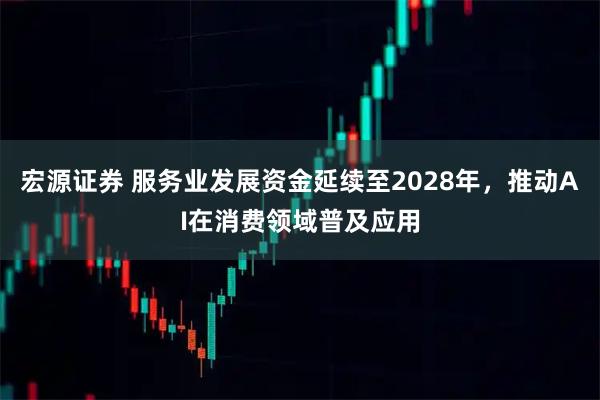 宏源证券 服务业发展资金延续至2028年，推动AI在消费领域普及应用