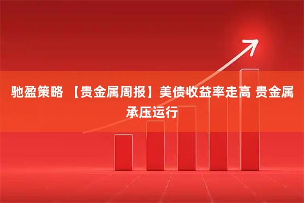 驰盈策略 【贵金属周报】美债收益率走高 贵金属承压运行